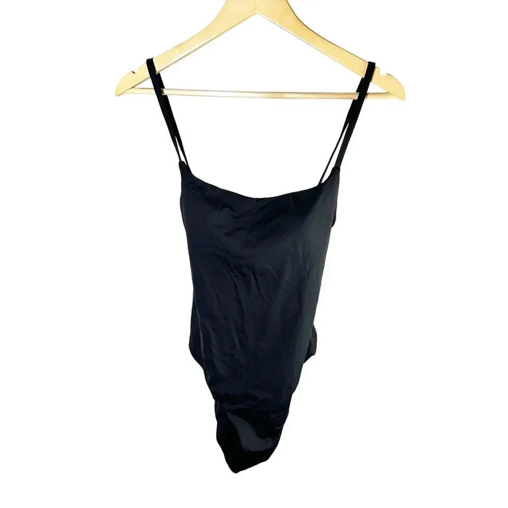 Andie The Fiji One Piece Swimsuit Black Long Torso XS